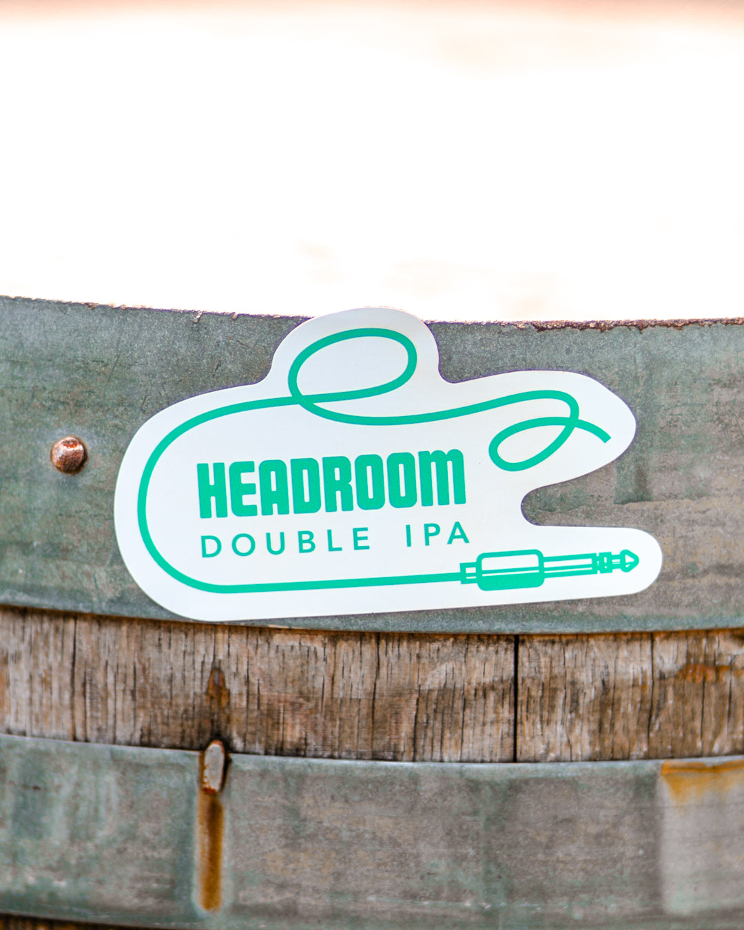 Registrator magnet that says Headroom Double IPA