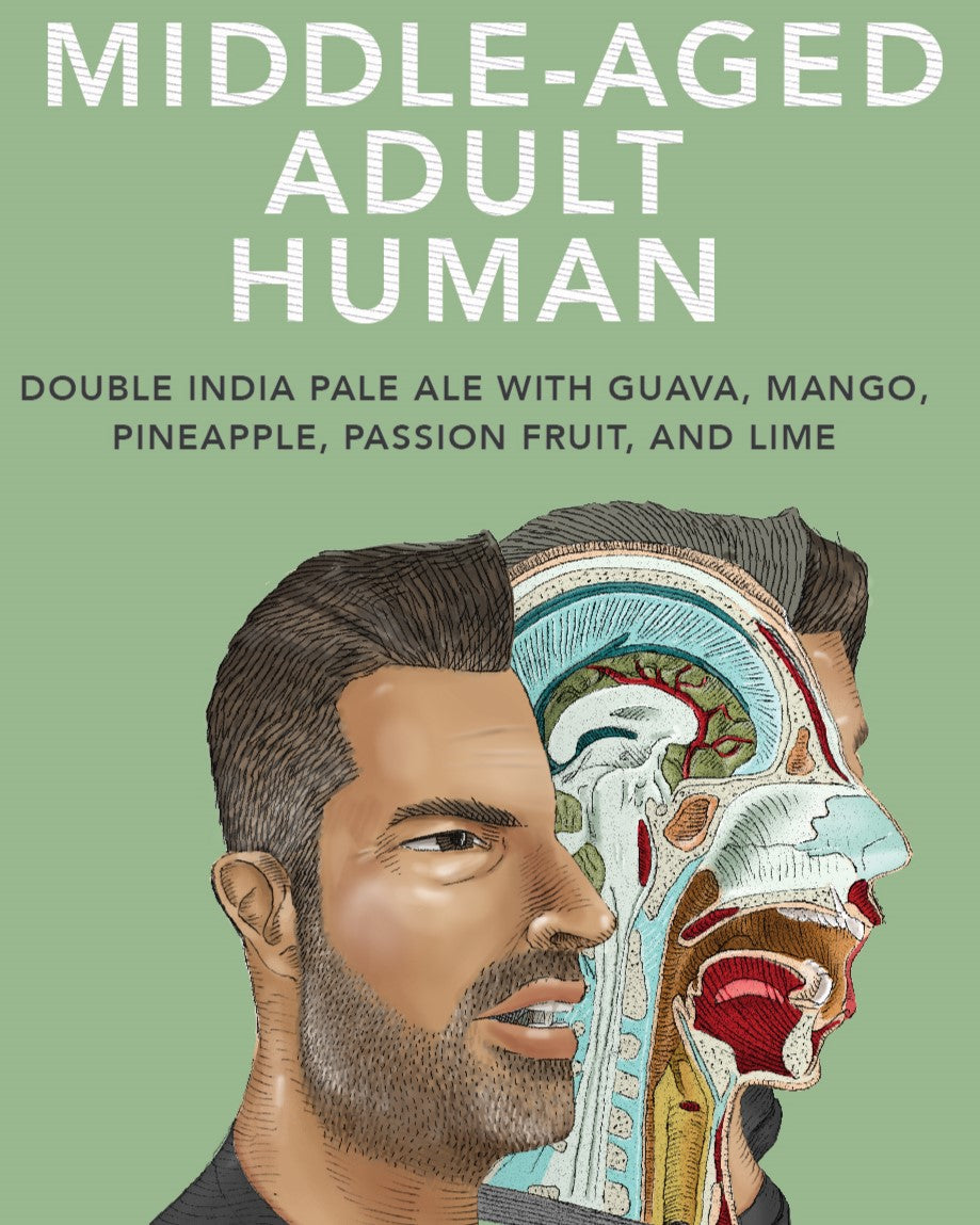 Middle Aged Adult Human 4pk Cans