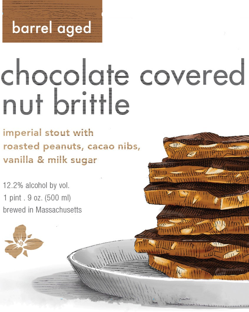 Barrel Aged Chocolate Covered Nut Brittle 500ml