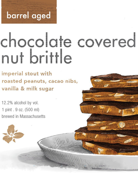 Barrel Aged Chocolate Covered Nut Brittle 500ml
