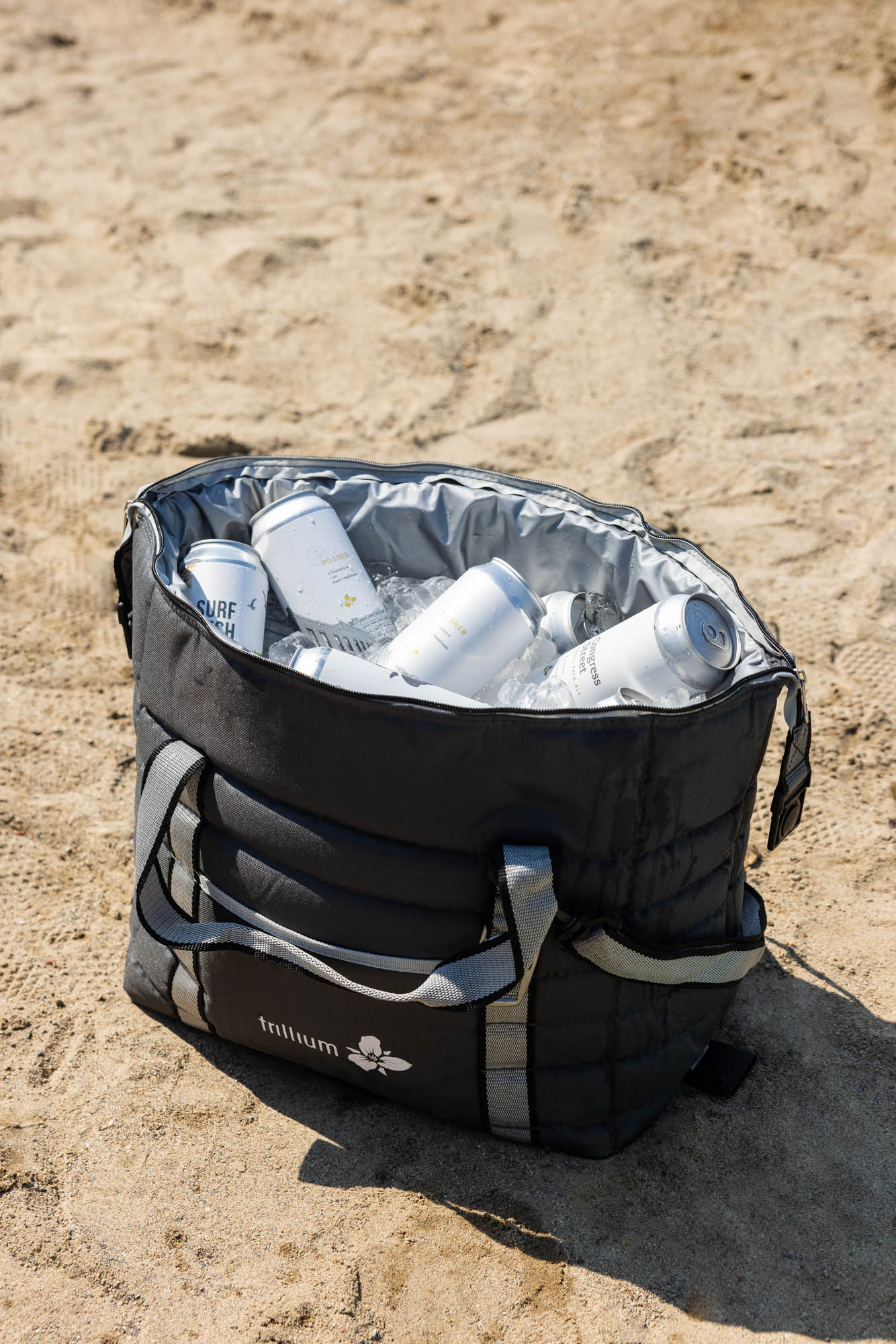 Trillium Soft Sided Can Cooler - Black
