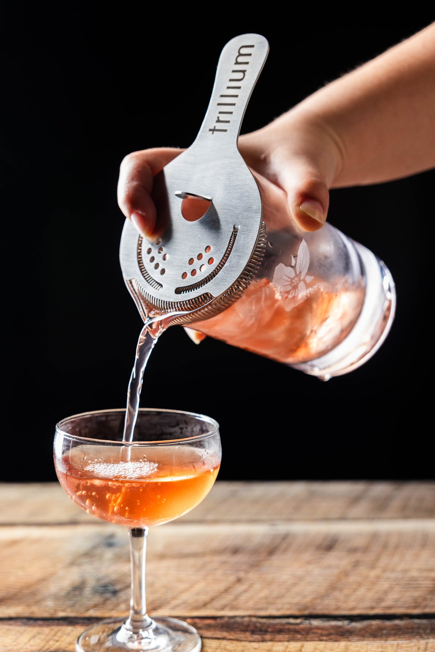Brushed Hawthorne Strainer