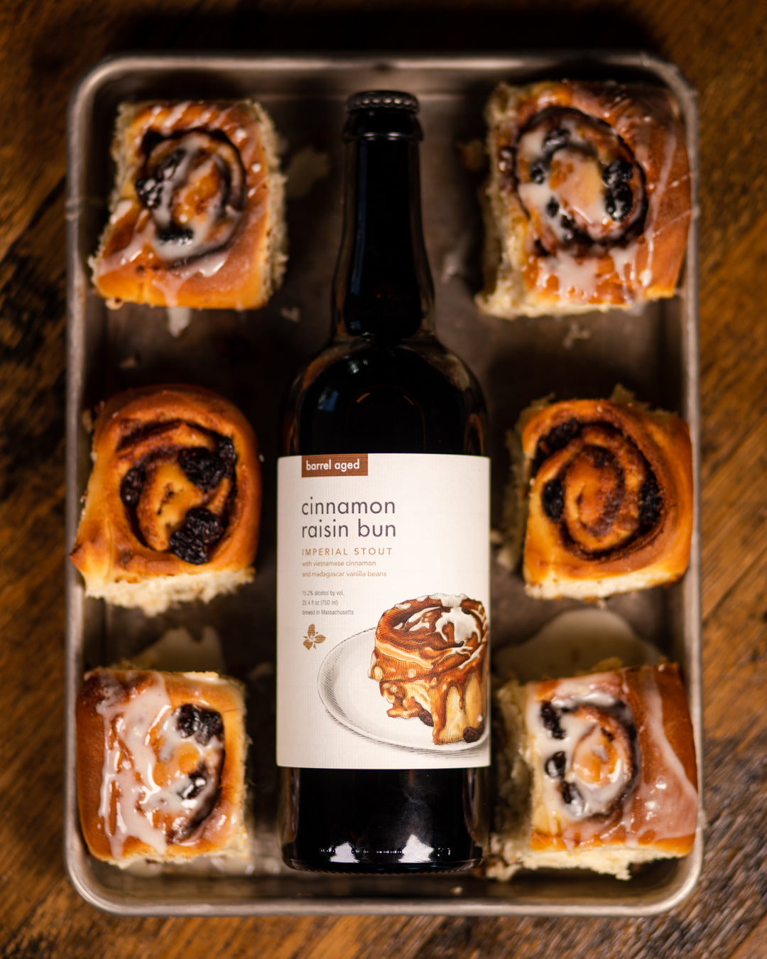 Barrel Aged Cinnamon Raisin Bun 750ml