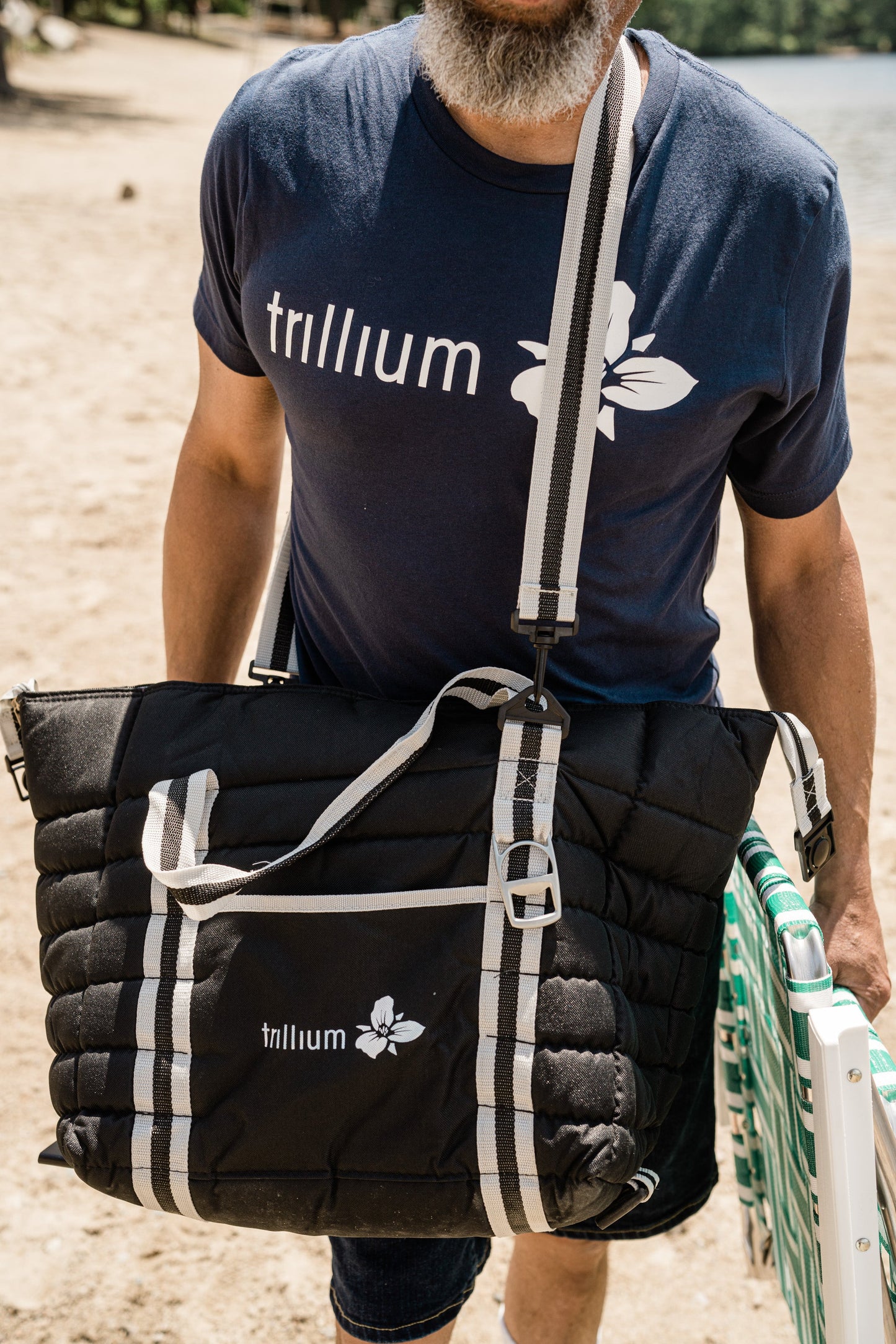 Trillium Soft Sided Can Cooler - Black