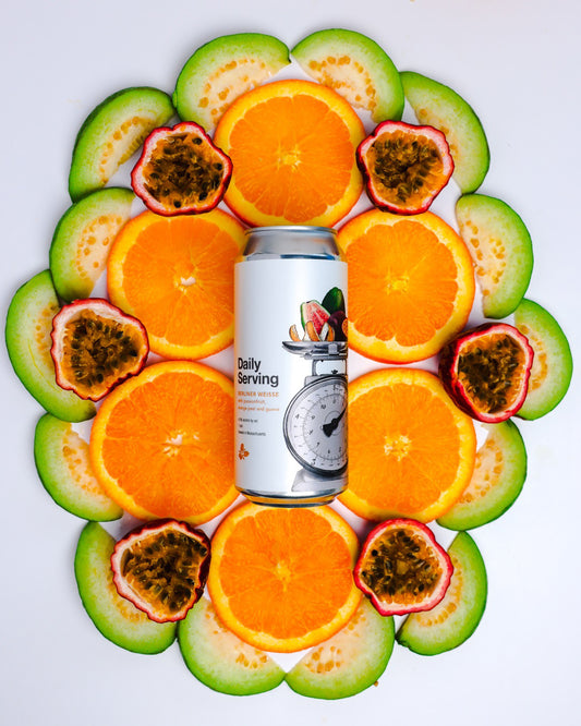 Daily Serving: Passion Fruit, Orange Peel & Guava 4pk Cans