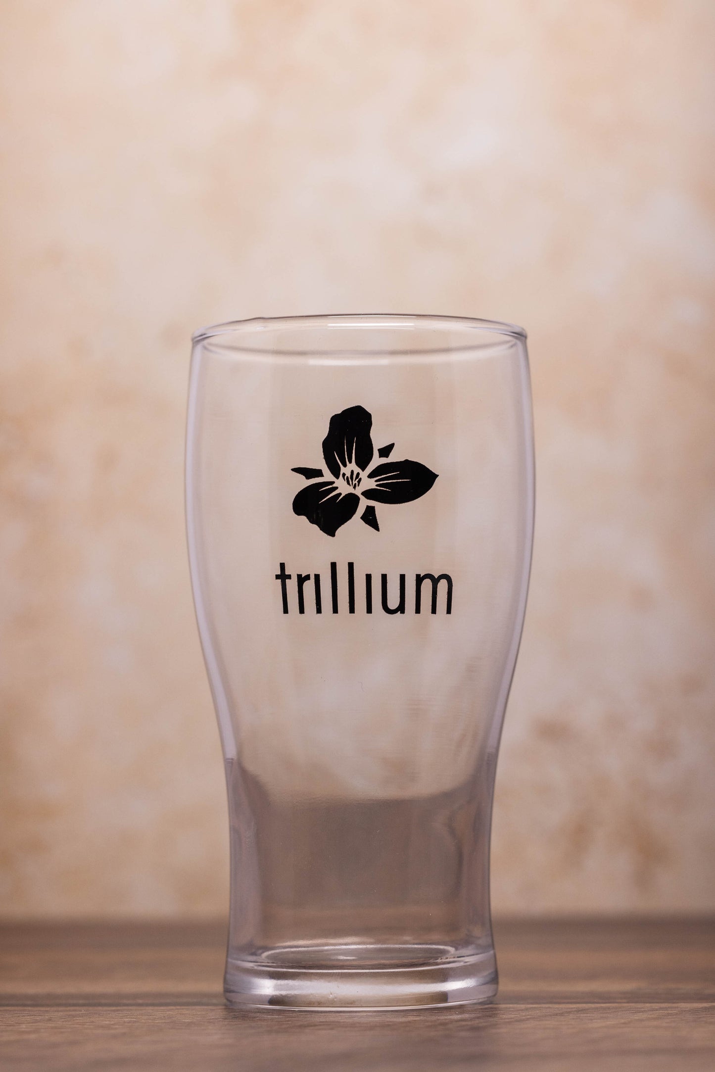Trillium Logo 16oz Pub Glass