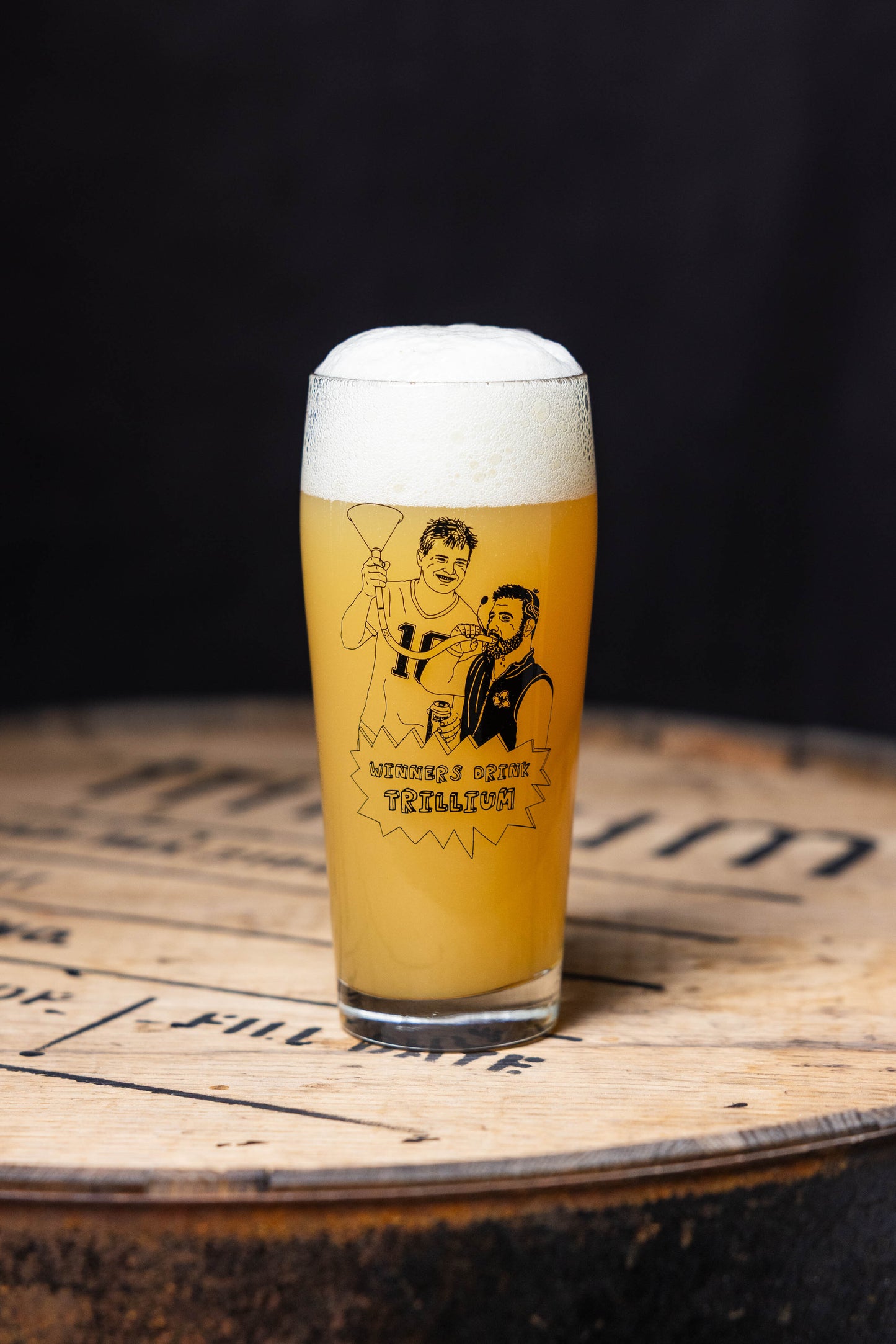 Winners Drink Trillium Pub Glass