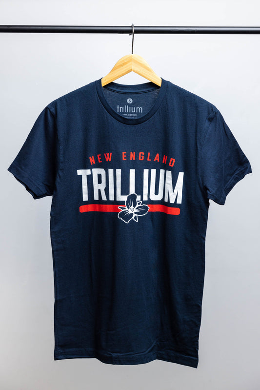 New England T-Shirt Blue & Red
